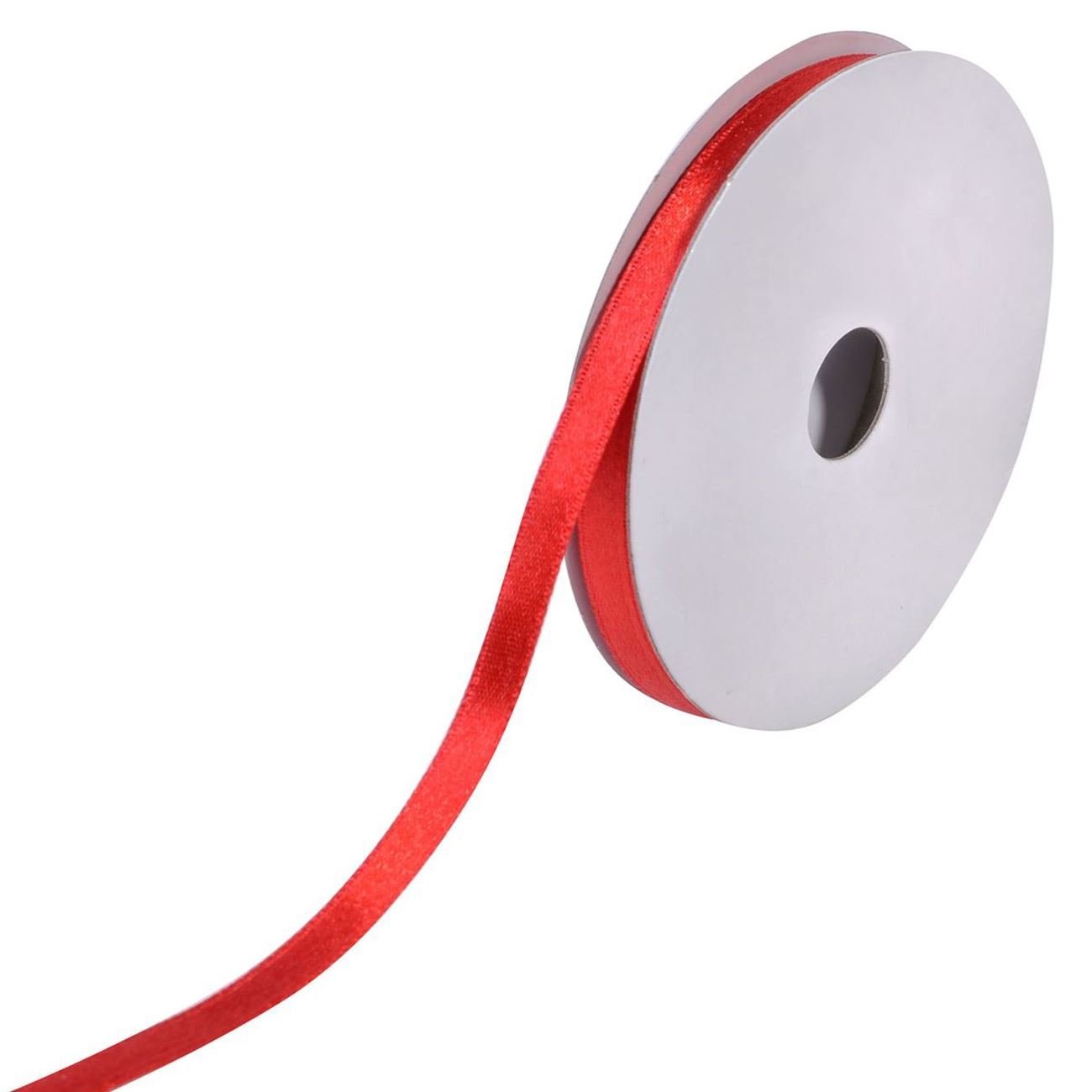 Panglica decorativa rosie pentru cadou de Paste, DecorCasa, 15 m x 1 cm