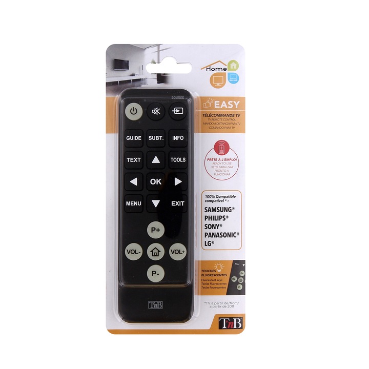 Telecomanda TnB, Universal, Negru
