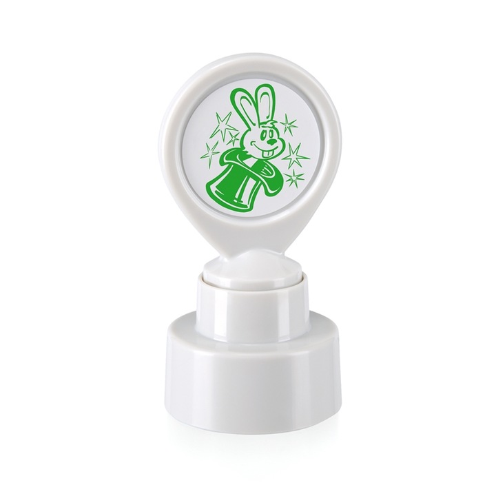 Stampila motivationala, Colop, Iepuras, Alb