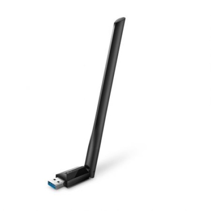 Безжичен мрежов адаптер TP-Link Archer T3U Plus, 1300 Mbps, С външна антена High-Gain, Двулентов безжичен сигнал 2,4 GHz и 5 GHz