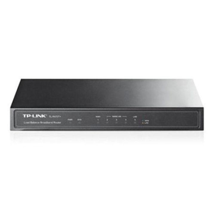 TP-Link TL-R470T Plus útválasztó, szélessávú, több WAN kábelútválasztó, akár 4 WAN portot támogat