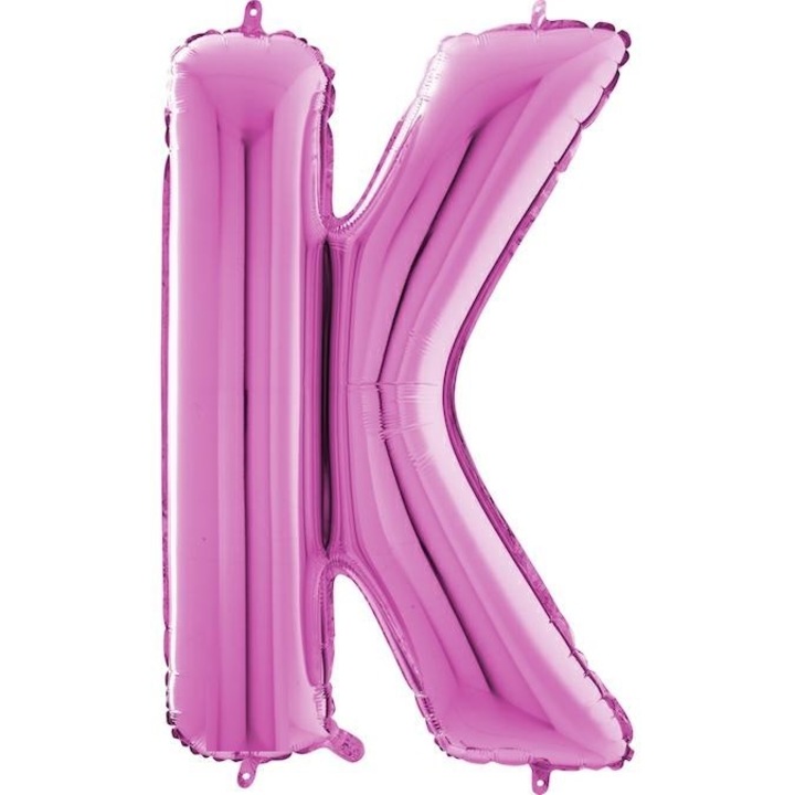Balon folie litera K Roz 66 cm