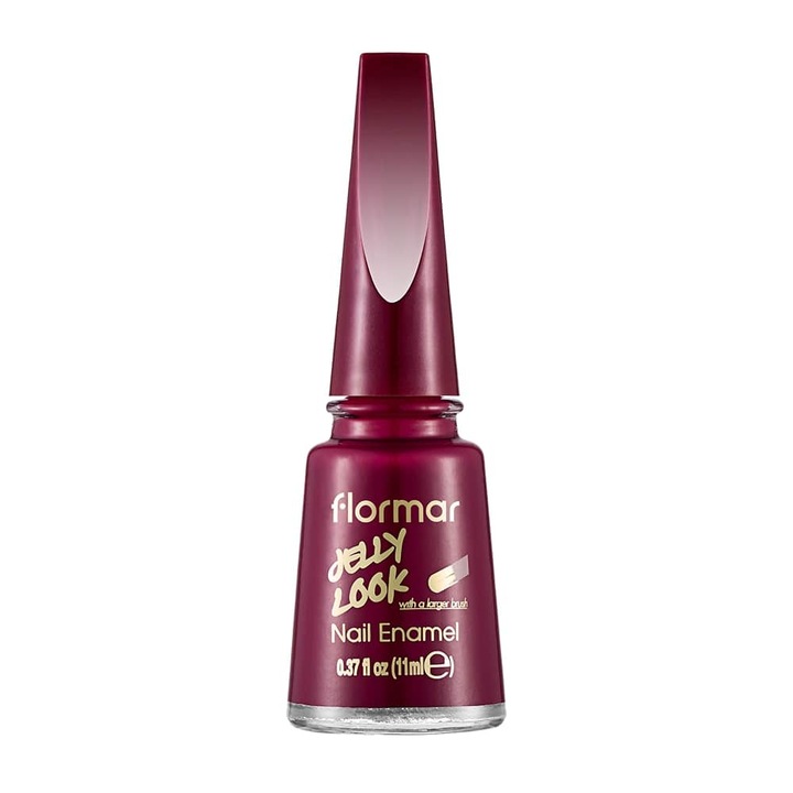 Flormar Jelly Look körömlakk, zselés hatású, Sangria, 038