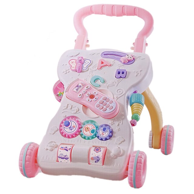 Antemergator Salamandra Kids, Jucarii Detasabile, Telefon, Forme Geometrice, Zornaitori, Litere, Lumini si Sunete, 45 cm