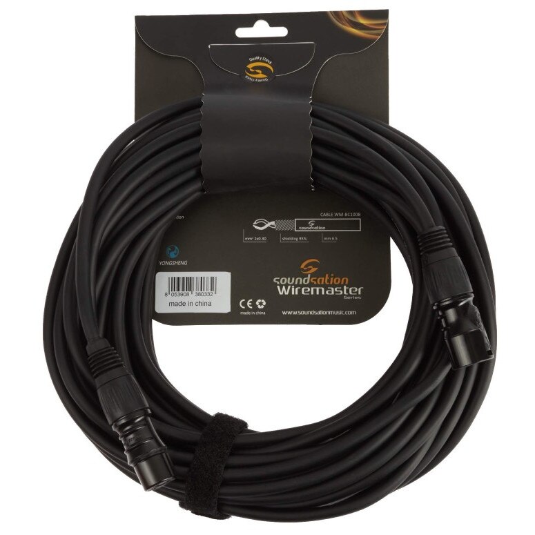Cablu Microfon 15m Soundsation Wiremaster WM-BXX15 XLR(M)-XLR(F)