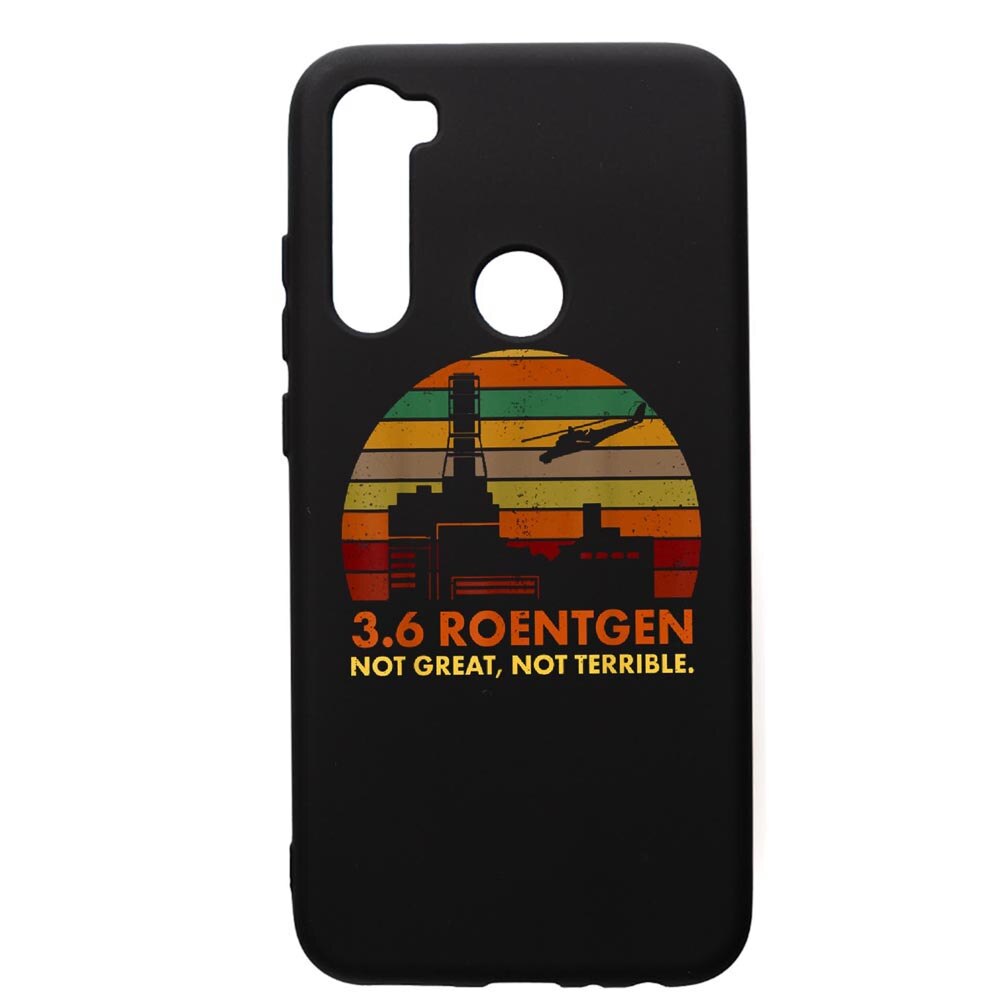 Husa de protectie Xiaomi Redmi Note 8, Chernobyl, silicon, cu interiorul din material textil, protectie camera, PB275