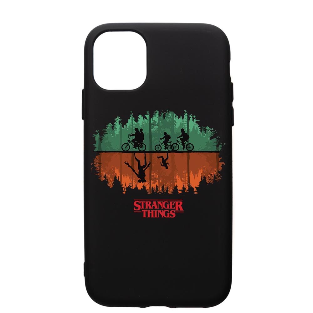 Husa de protectie Apple iPhone 12 Pro, Stranger Things, silicon, cu interiorul din material textil, protectie camera, PB279