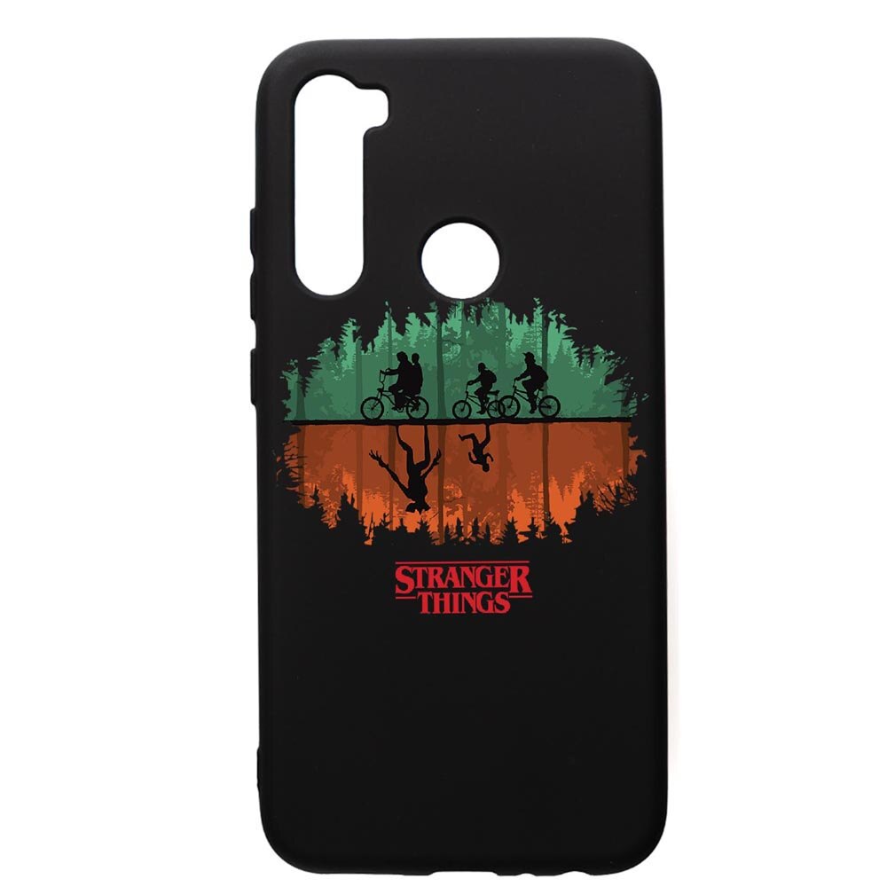 Husa de protectie Xiaomi Redmi Note 8, Stranger Things, silicon, cu interiorul din material textil, protectie camera, PB279