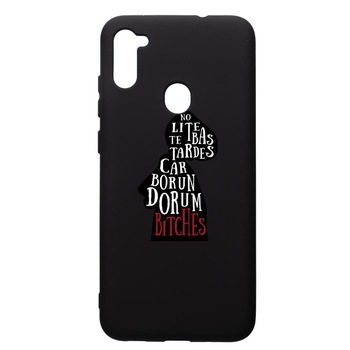 Husa de protectie Samsung Galaxy A11, The Handmaid's Tale, silicon, cu interiorul din material textil, protectie camera, PB282 Husa de protectie Samsung Galaxy A11, The Handmaid's Tale, silicon, cu interiorul din material textil, protectie camera, PB282