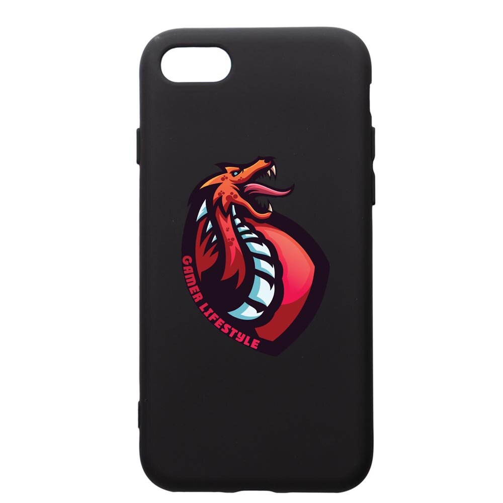 Husa de protectie Apple iPhone SE 2 / iPhone 8 / iPhone 7, Gamers, Lifestyle, silicon, cu interiorul din material textil, protectie camera, PB289