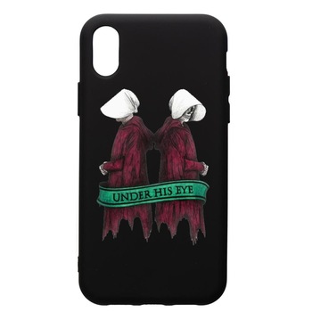 Husa de protectie Huawei Y6 2019, The Handmaid's Tale, silicon, cu interiorul din material textil, protectie camera, PB291 Husa de protectie Huawei Y6 2019, The Handmaid's Tale, silicon, cu interiorul din material textil, protectie camera, PB291