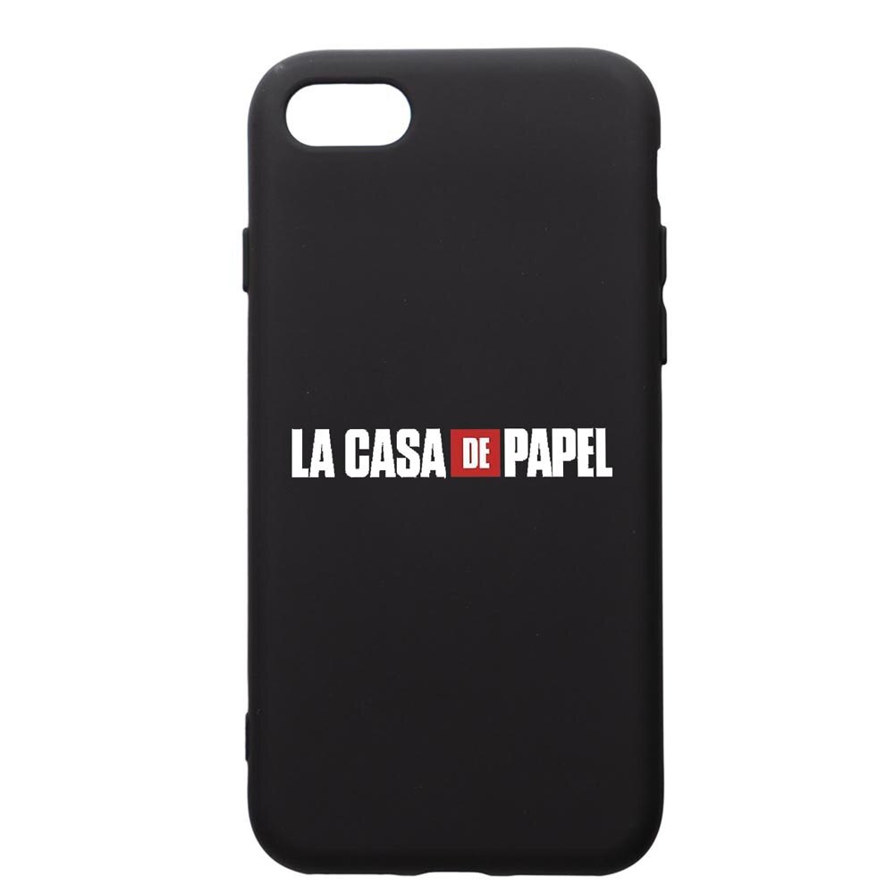 Husa de protectie Apple iPhone SE 2 / iPhone 8 / iPhone 7, La Casa De Papel, silicon, cu interiorul din material textil, protectie camera, PB292