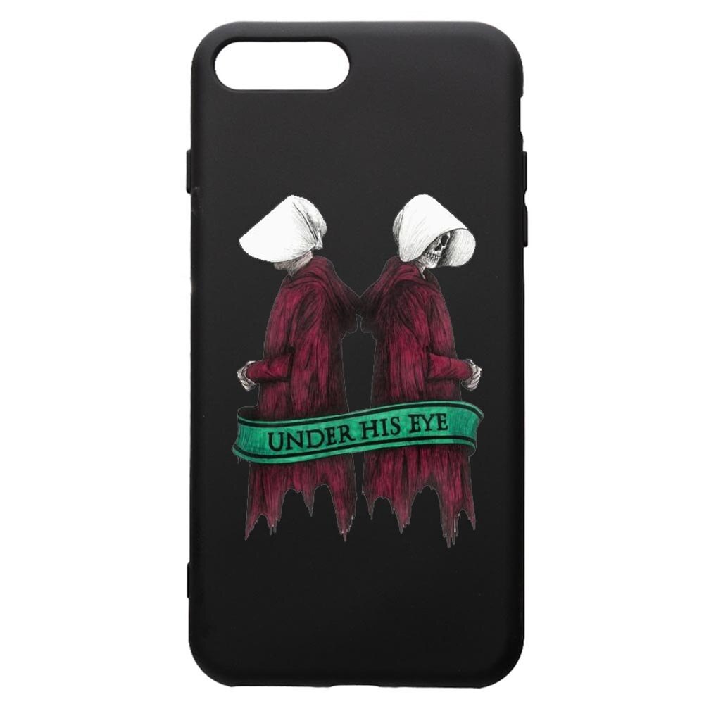 Husa de protectie Apple iPhone 8 Plus / iPhone 7 Plus, The Handmaid's Tale, silicon, cu interiorul din material textil, protectie camera, PB291