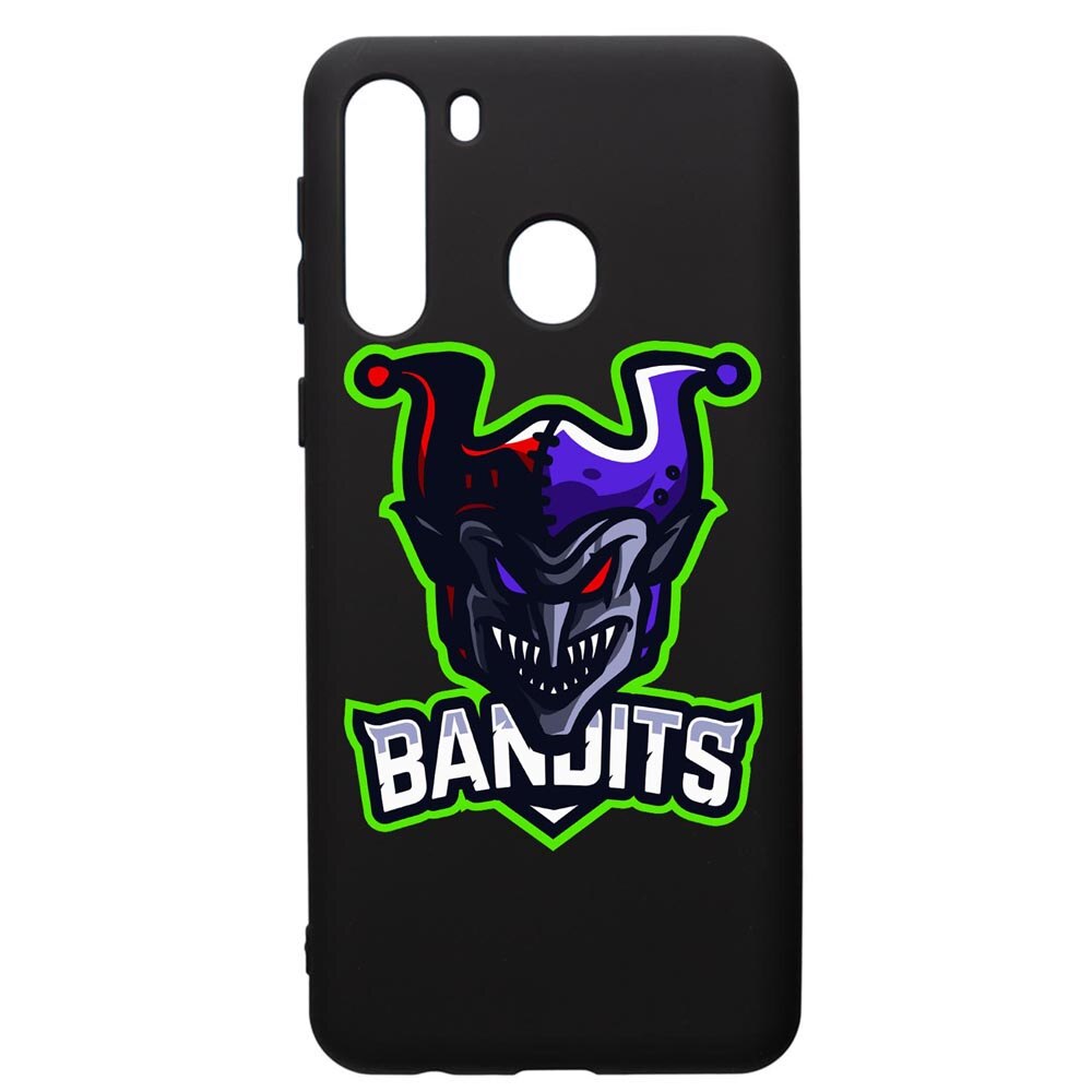 Husa de protectie Samsung Galaxy A21S, Gamers, Bandit, silicon, cu interiorul din material textil, protectie camera, PB287