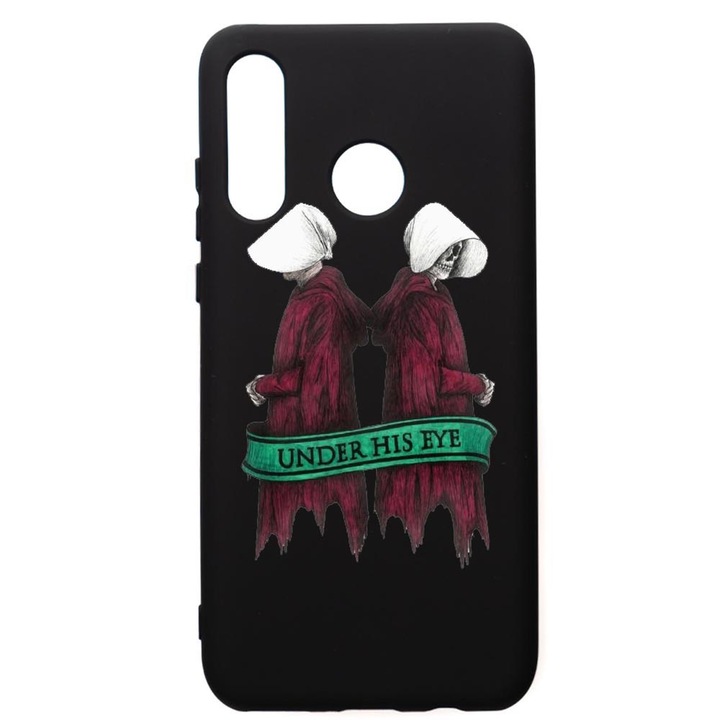 Защитен калъф Huawei P30 Lite, The Handmaid's Tale, силиконов, с текстилна вътрешност, защита на камерата, PB291