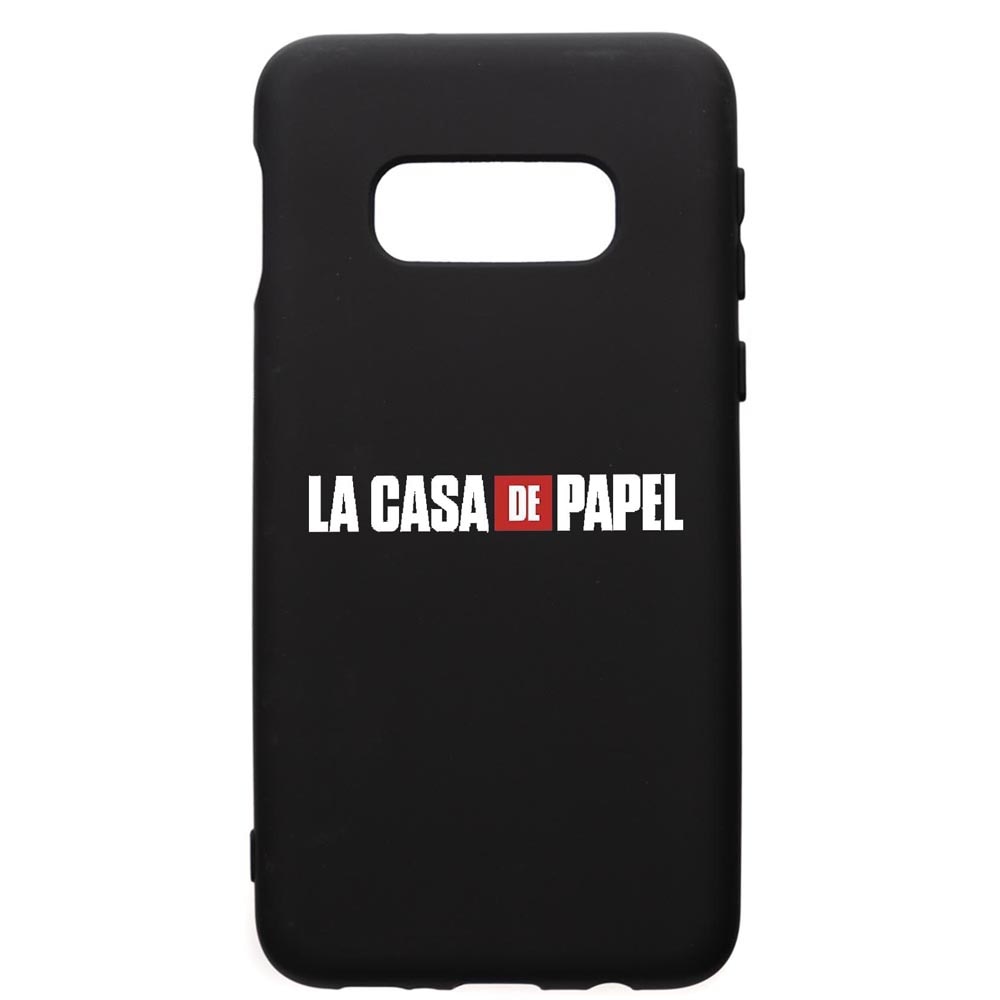 Husa de protectie Samsung Galaxy S10E, La Casa De Papel, silicon, cu interiorul din material textil, protectie camera, PB292