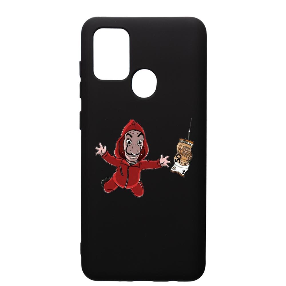 Husa de protectie Samsung Galaxy A21, La Casa De Papel, silicon, cu interiorul din material textil, protectie camera, PB294