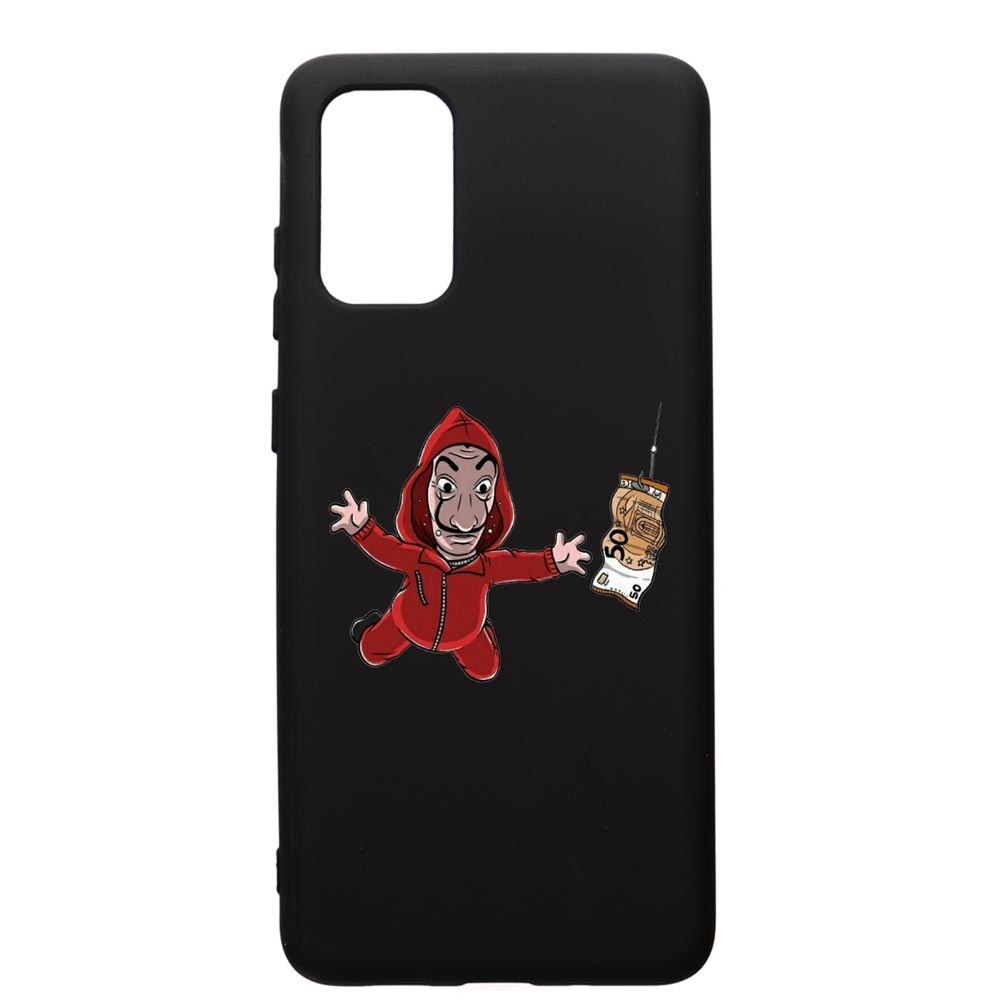 Husa de protectie Samsung Galaxy A71, La Casa De Papel, silicon, cu interiorul din material textil, protectie camera, PB294