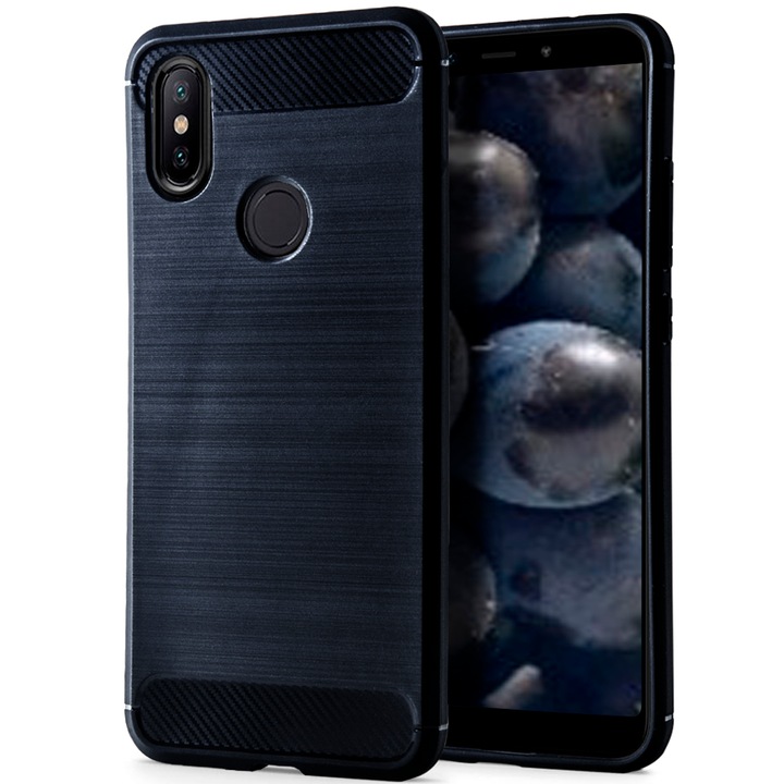 Husa de protectie United Case pentru Xiaomi Mi 6X/ Mi A2, TPU, Bleumarin