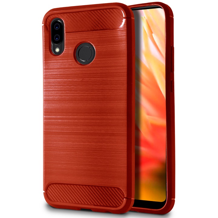 Husa de protectie United Case pentru Huawei P20 Lite, TPU, Rosu