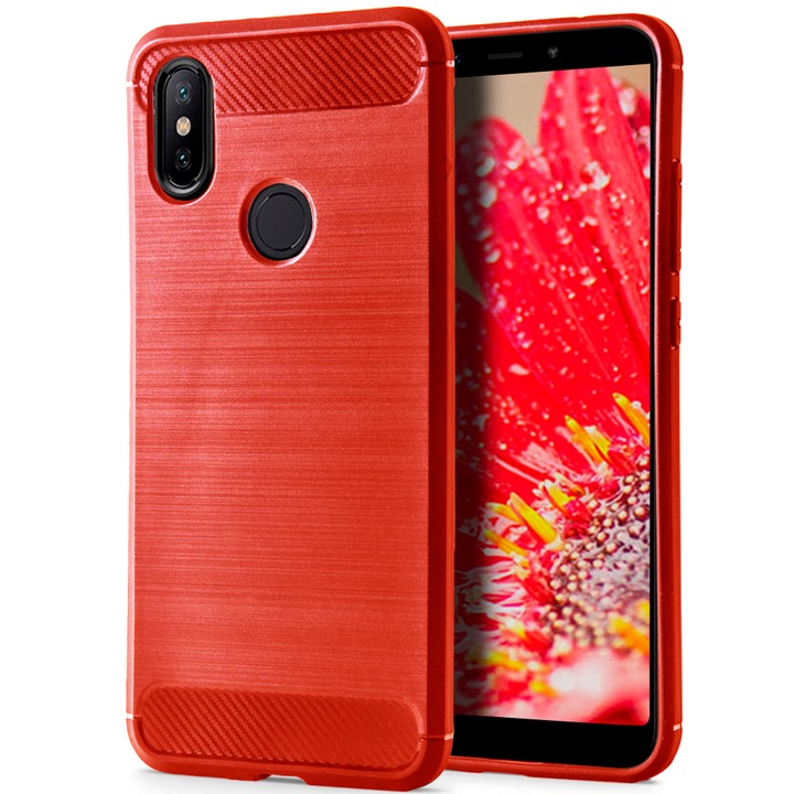Husa de protectie United Case pentru Xiaomi Mi 6X/ Mi A2, TPU, Rosu