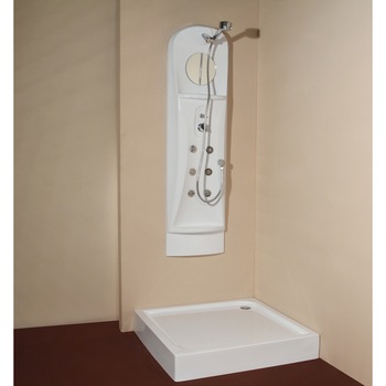 Cadita de dus patrata Kring 80x80x13cm, grosime 5 mm, acril antibacterian Cadita de dus patrata Kring 80x80x13cm, grosime 5 mm, acril antibacterian