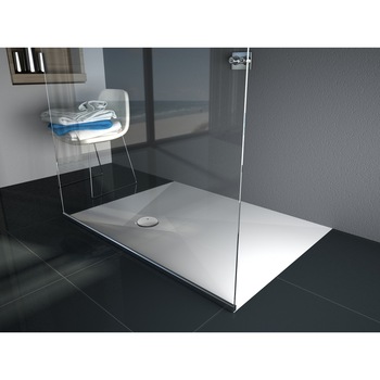 Cadita de dus slim Kring 120x80x3.5cm, acril antibacterian cu sifon incastrat Cadita de dus slim Kring 120x80x3.5cm, acril antibacterian cu sifon incastrat