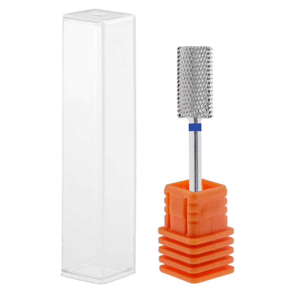 Capat freza din carbid, Lila Rossa, varf cilindric, argintiu, duritate medie