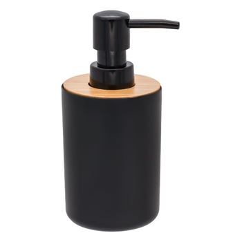 Dispenser pentru sapun, negru mat, 315ml Dispenser pentru sapun, negru mat, 315ml