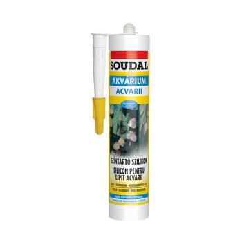 Silicon acvarii, Soudal, transparent, 280ml Silicon acvarii, Soudal, transparent, 280ml