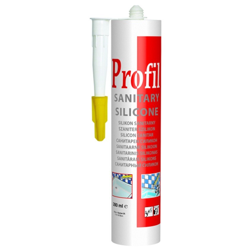 Silicon sanitar, Profil, transparent, 270 ml