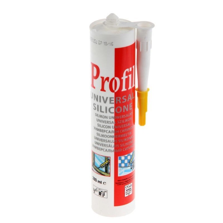Silicon universal, Profil, alb, 270ml