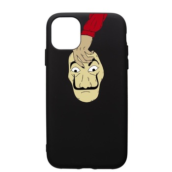 Husa de protectie Apple iPhone 11 Pro Max, La Casa De Papel, silicon, cu interiorul din material textil, protectie camera, PB295 Husa de protectie Apple iPhone 11 Pro Max, La Casa De Papel, silicon, cu interiorul din material textil, protectie camera, PB295