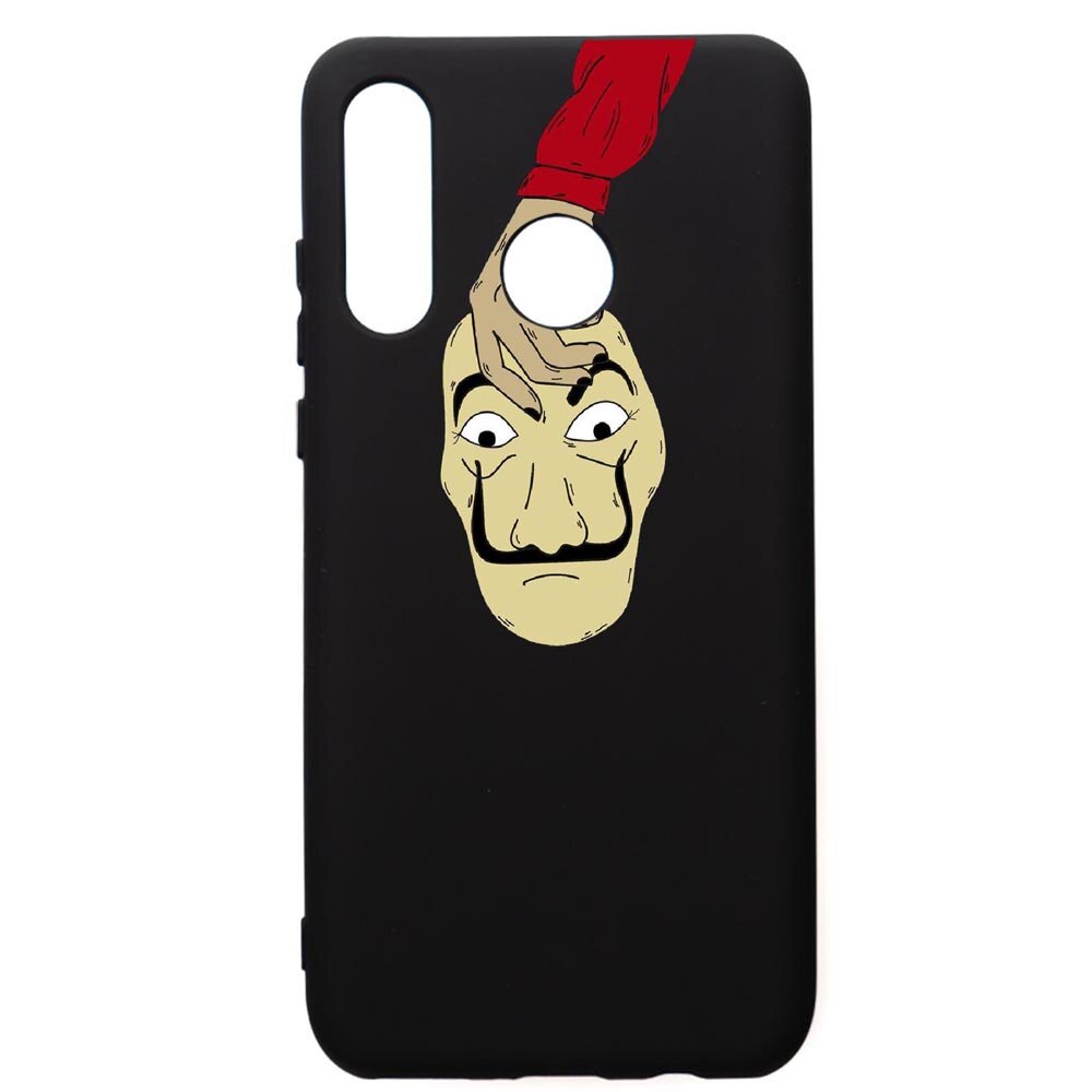 Husa de protectie Huawei P30 Lite, La Casa De Papel, silicon, cu interiorul din material textil, protectie camera, PB295