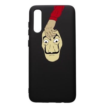 Husa de protectie Samsung Galaxy A50, La Casa De Papel, silicon, cu interiorul din material textil, protectie camera, PB295 Husa de protectie Samsung Galaxy A50, La Casa De Papel, silicon, cu interiorul din material textil, protectie camera, PB295