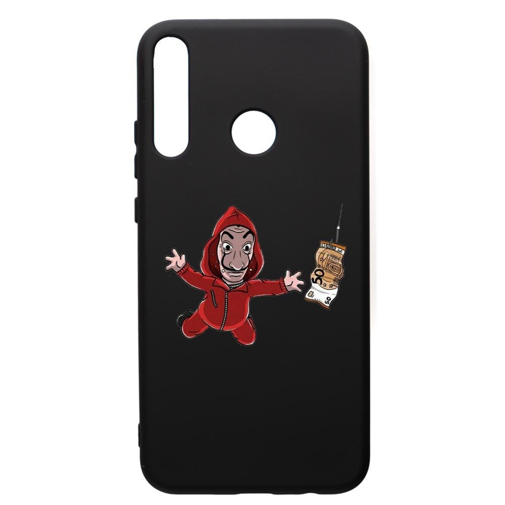 Husa de protectie Huawei P40 Lite E / Y7p, La Casa De Papel, silicon, cu interiorul din material textil, protectie camera, PB294