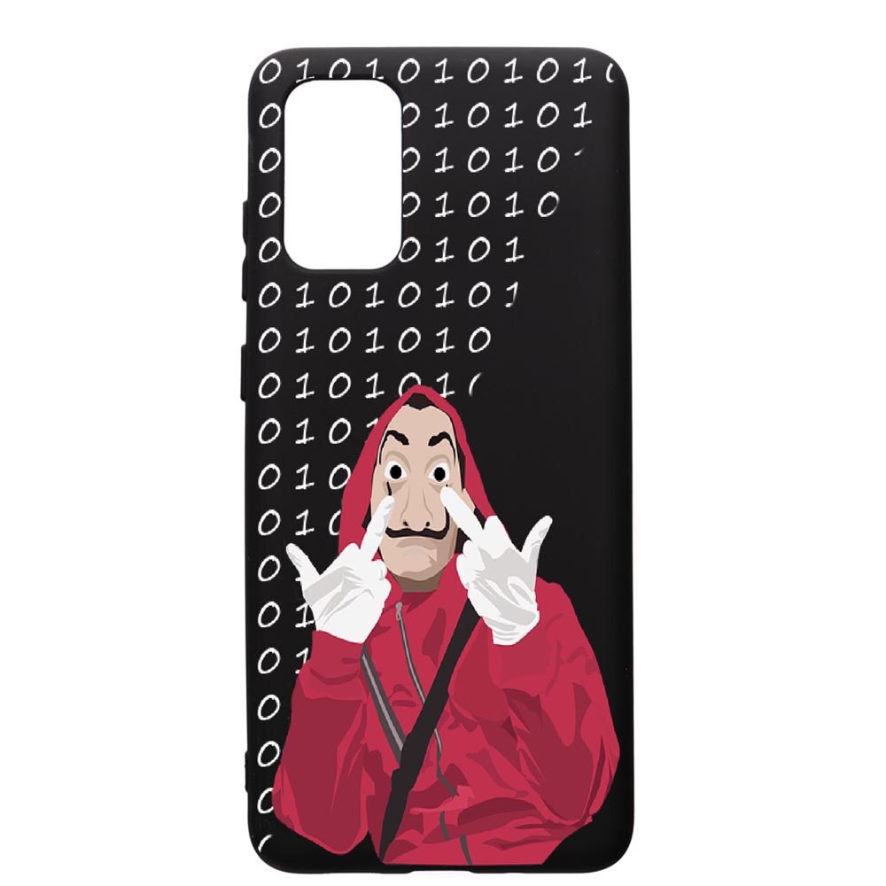 Husa de protectie Samsung Galaxy A41, La Casa De Papel, silicon, cu interiorul din material textil, protectie camera, PB297