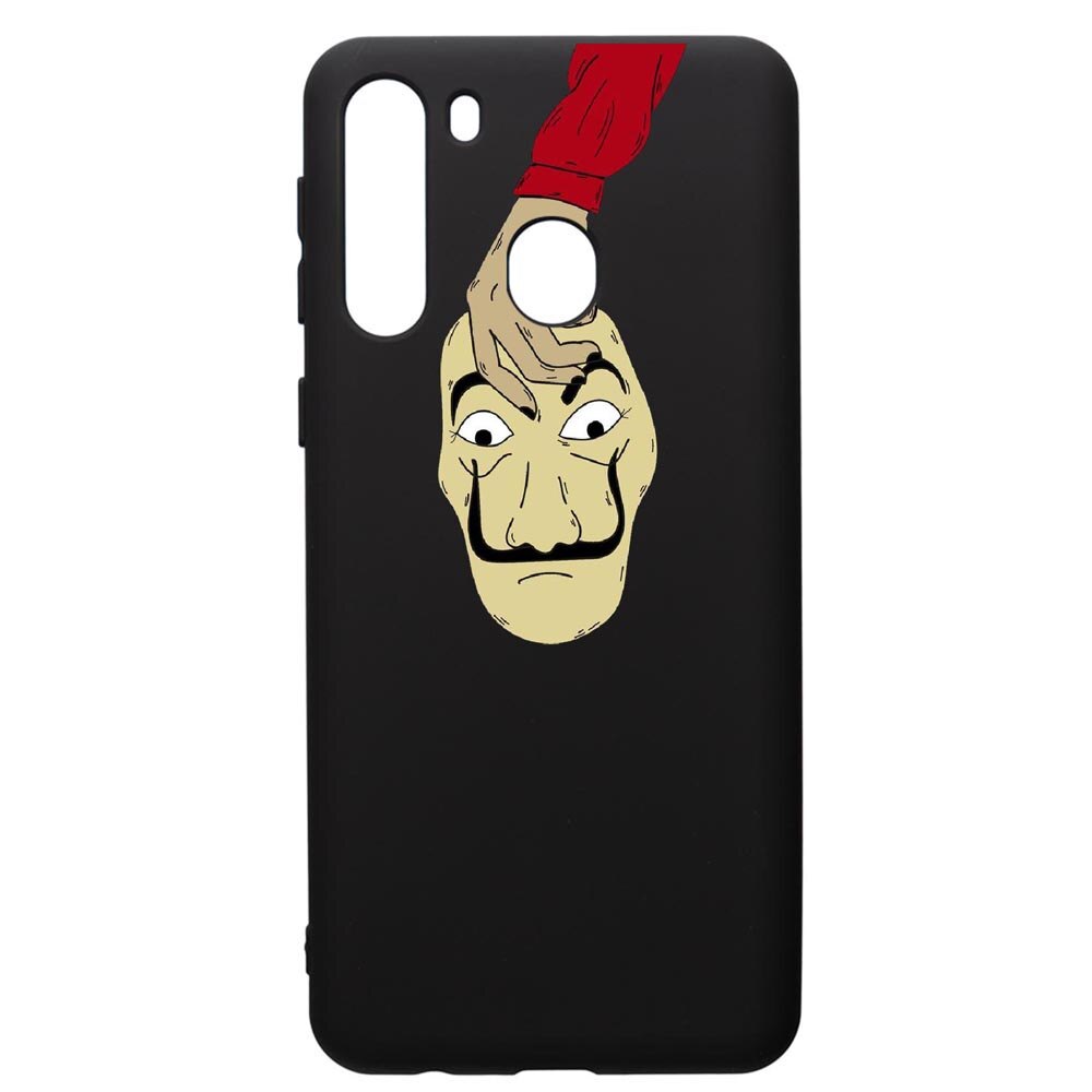 Husa de protectie Samsung Galaxy A21S, La Casa De Papel, silicon, cu interiorul din material textil, protectie camera, PB295