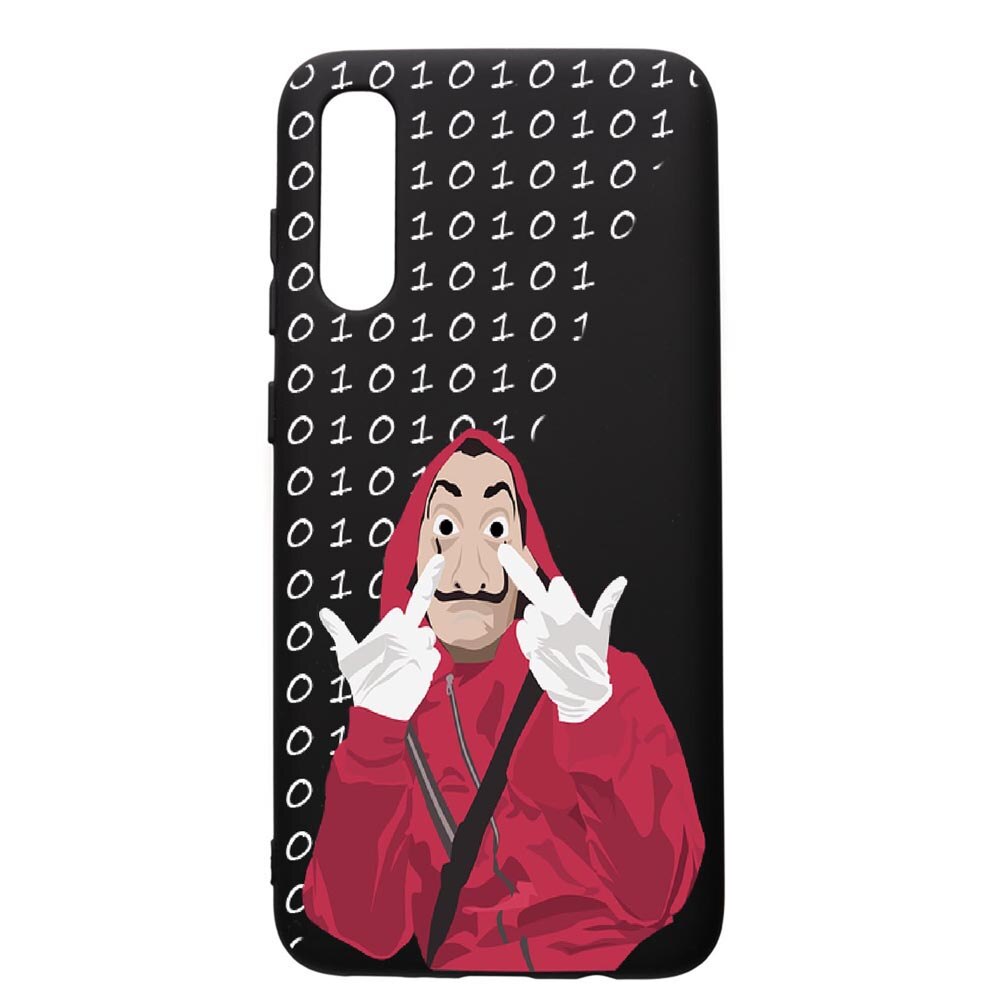 Husa de protectie Samsung Galaxy A50, La Casa De Papel, silicon, cu interiorul din material textil, protectie camera, PB297