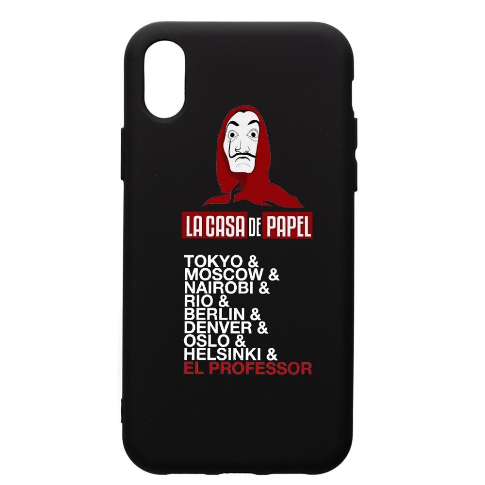 Husa de protectie Huawei Y5 2019, La Casa De Papel, silicon, cu interiorul din material textil, protectie camera, PB296