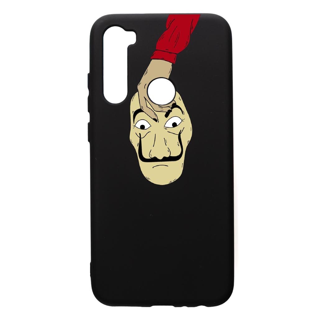 Husa de protectie Xiaomi Redmi Note 8, La Casa De Papel, silicon, cu interiorul din material textil, protectie camera, PB295