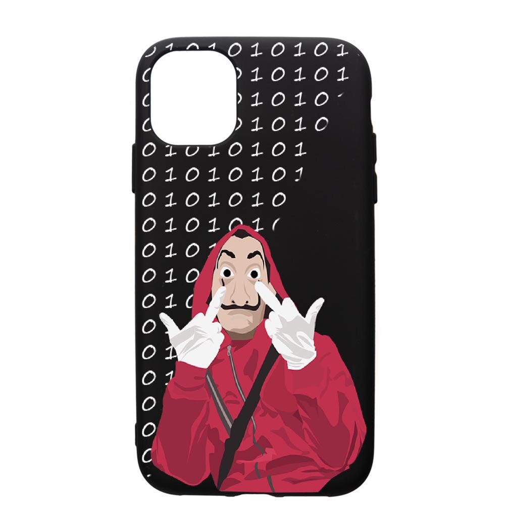 Husa de protectie Apple iPhone 12 Pro, La Casa De Papel, silicon, cu interiorul din material textil, protectie camera, PB297