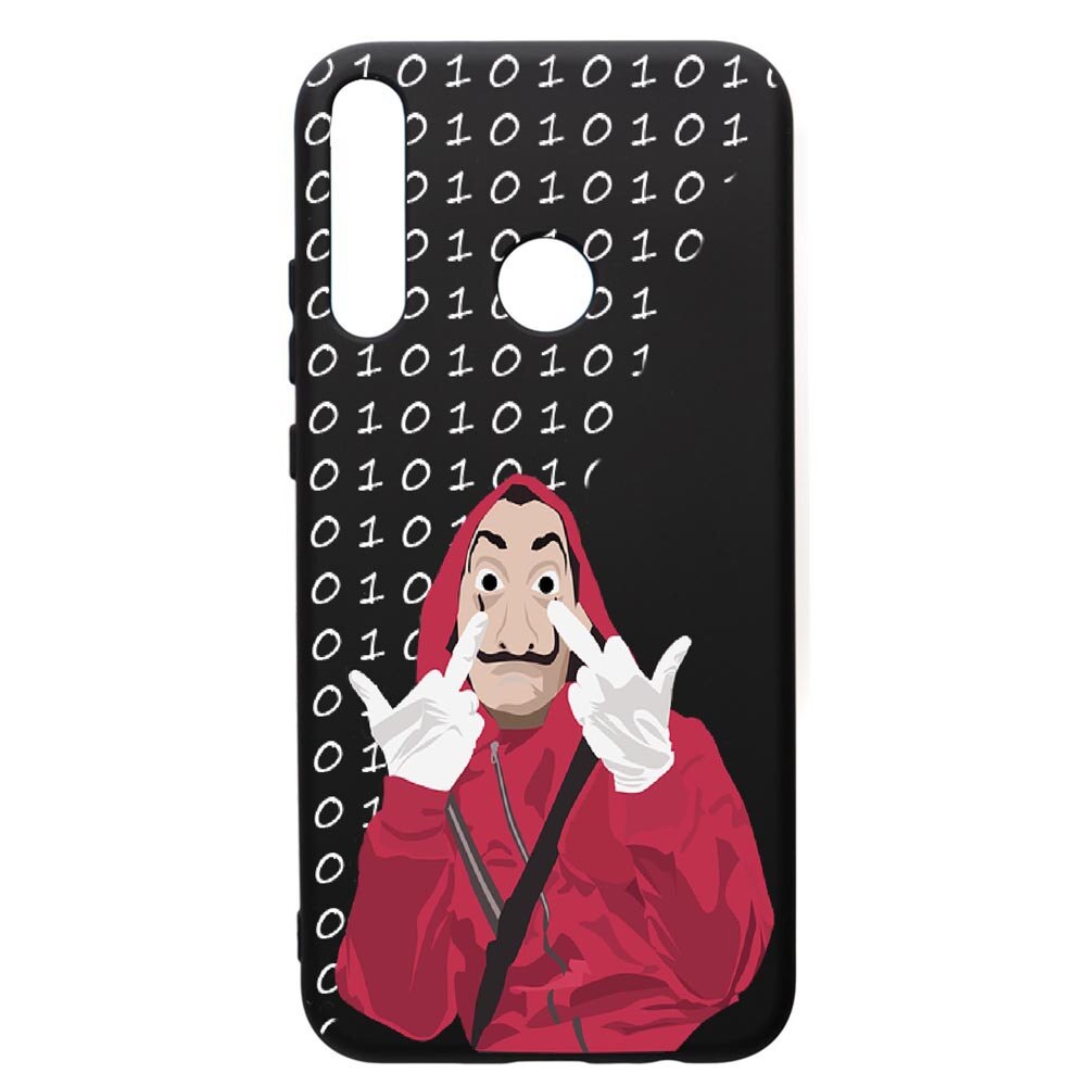 Husa de protectie Huawei P40 Lite E / Y7p, La Casa De Papel, silicon, cu interiorul din material textil, protectie camera, PB297