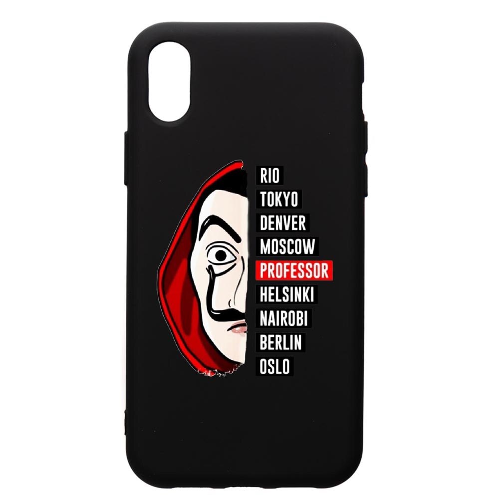 Husa de protectie Samsung Galaxy A01, La Casa De Papel, silicon, cu interiorul din material textil, protectie camera, PB302