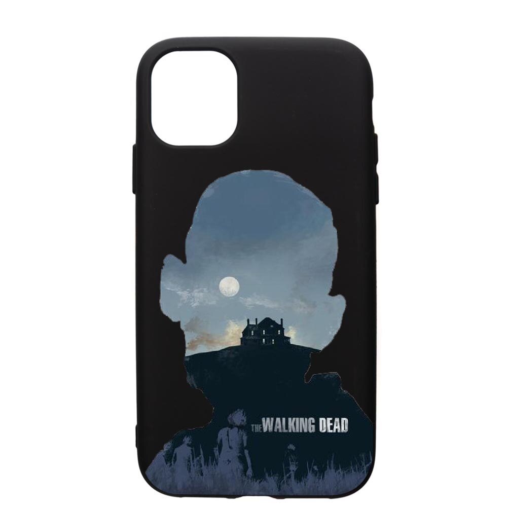 Husa de protectie Apple iPhone 11 Pro Max, The Walking Dead, silicon, cu interiorul din material textil, protectie camera, PB303
