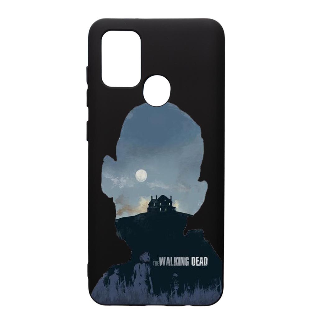 Husa de protectie Samsung Galaxy A21, The Walking Dead, silicon, cu interiorul din material textil, protectie camera, PB303