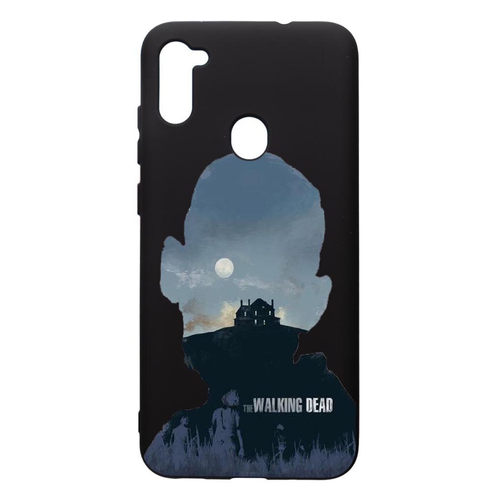 Husa de protectie Samsung Galaxy A11, The Walking Dead, silicon, cu interiorul din material textil, protectie camera, PB303
