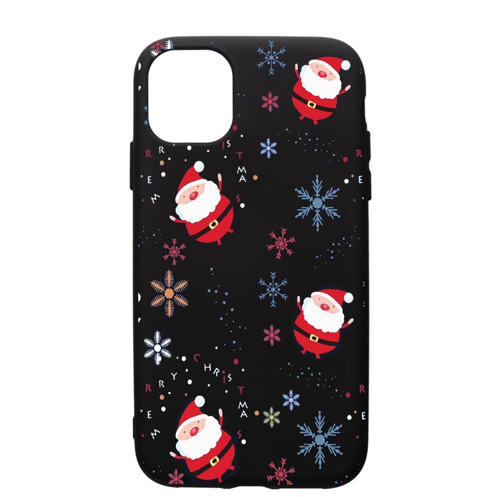 Husa de protectie Apple iPhone 12, Xmas, silicon, cu interiorul din material textil, protectie camera, PB308