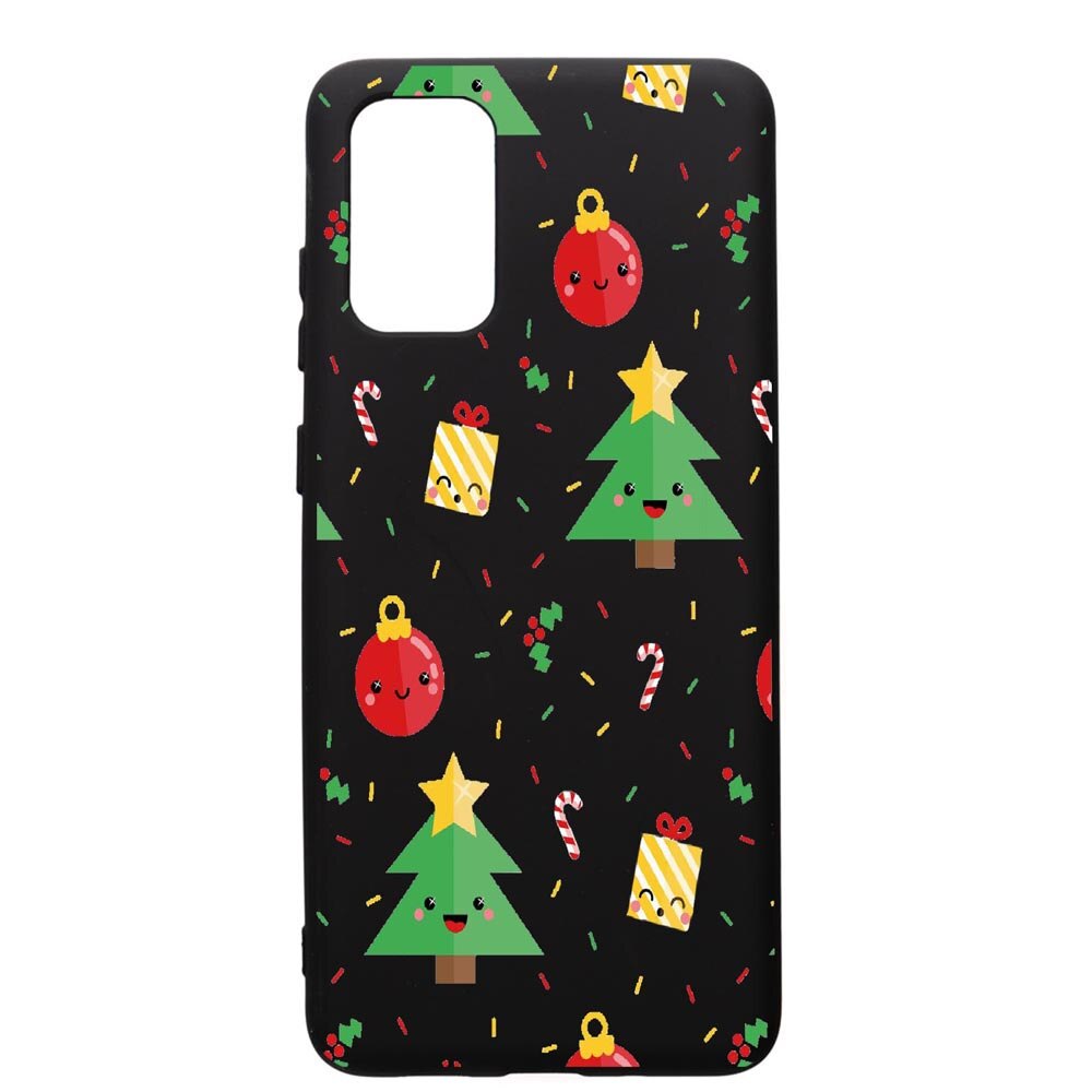 Husa de protectie Samsung Galaxy S20 Plus, Xmas, silicon, cu interiorul din material textil, protectie camera, PB309
