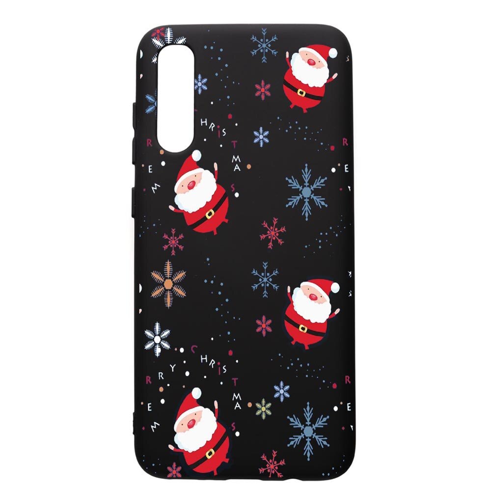 Husa de protectie Samsung Galaxy A50, Xmas, silicon, cu interiorul din material textil, protectie camera, PB308